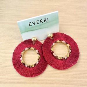 EVERRI - Ruby Hoop Earrings